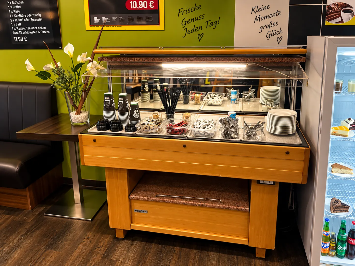 Kaffeeangebot im POCO Bistro