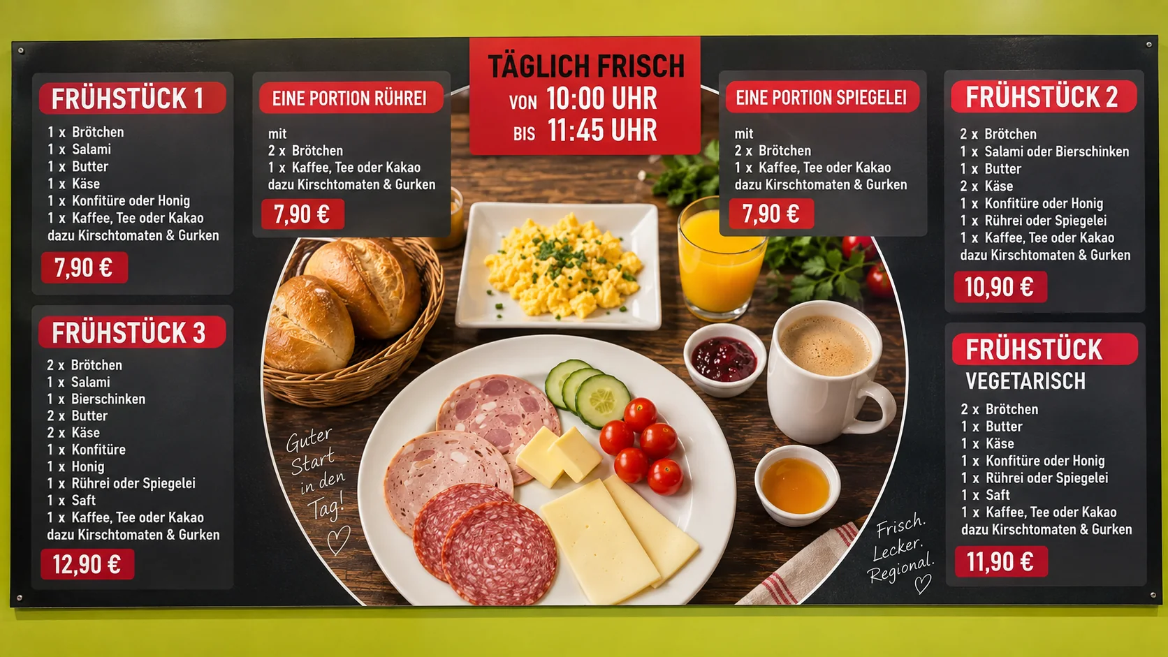 Frühstück im POCO Bistro