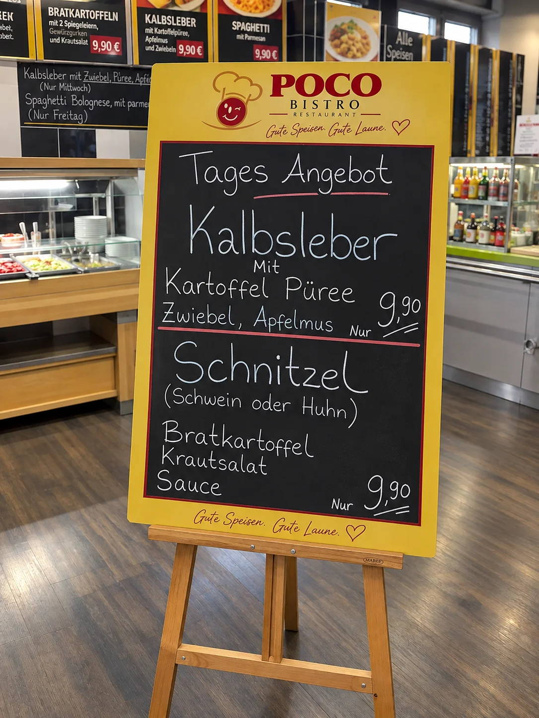 Tagesangebot im POCO Bistro